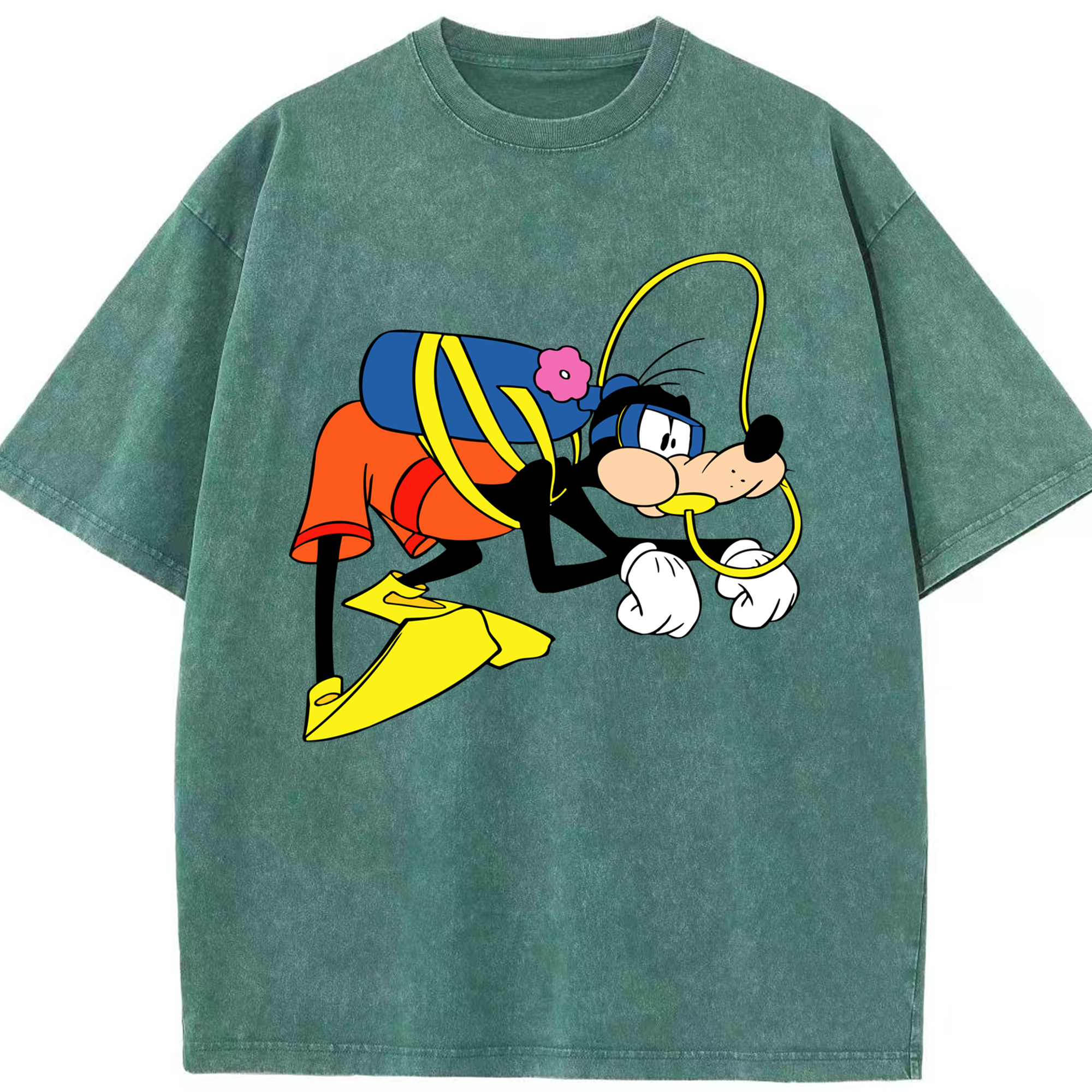 （画像用） ミッキーマウス Mickey Mouse 綿100% ヴィンテージ風 半袖Tシャツ（フロントプリント）